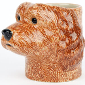 Apricot Cockapoo Pencil/All-Purpose Pot by Quail Ceramics