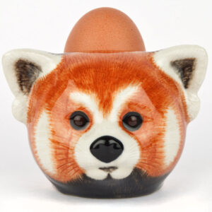Red Panda's Head Novelty Eggcup from Quail Ceramics