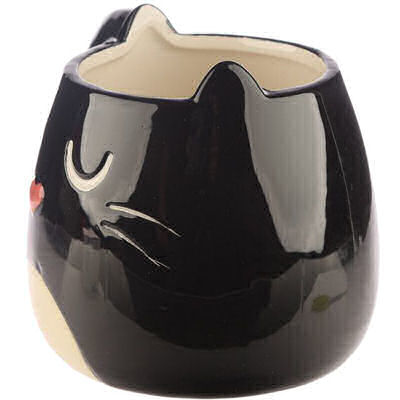 Feline Fine Novelty China Cat Mug with Bushy Tail Handle - Image 5