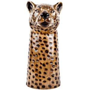 China Leopard Flower Vase from Quail Ceramics