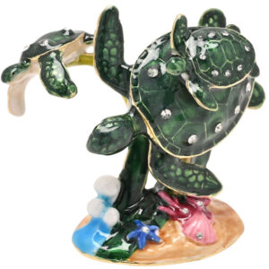Three Green Turtles Treasured Trinket Box from Juliana