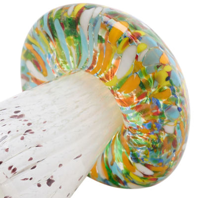 Multi-Coloured Glass Mushroom Figure - an Objet D'Art - Image 2