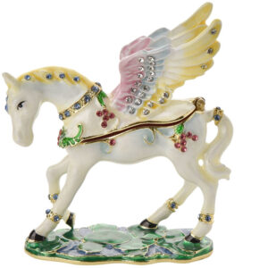 Pegasus The Flying Horse Treasured Trinket Box by Juliana