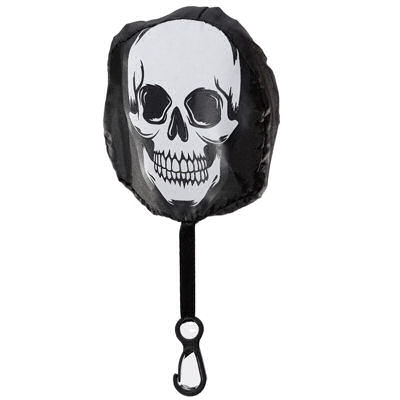 Halloween and Goth-style Skulls and Roses Foldable/Folding Shopping Bag - Wreath Version - Image 3