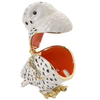 Snowy Owl Treasured Trinket Box from the Juliana Collection - Image 2