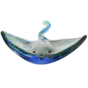 Glass Stingray Figure or Paperweight - an Objet D'Art