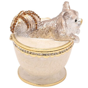 Teacup Pup Treasured Trinket Box from the Juliana Collection