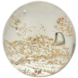Gold Glass Paperweight from the Objet D'Art Range