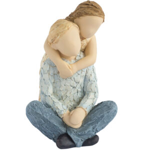 More Than Words - A Close Bond - a Figure of Two Children by Arora Design