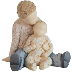 More Than Words - Brother of Mine - a Figure of Two Young Boys from Arora Design