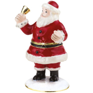 Craycombe Trinket Santa Ringing Bell Trinket Box from Arora Design