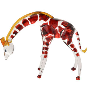 Glass Giraffe Figure from Objets D'Art