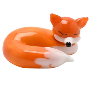 Miniature Glass Fox - an Objet D'Art Figure