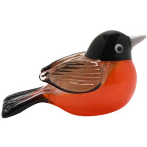 Miniature Glass Robin from Objets D'Art