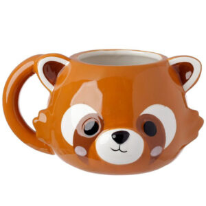 Adoramals Red Panda's Head Large China Mug