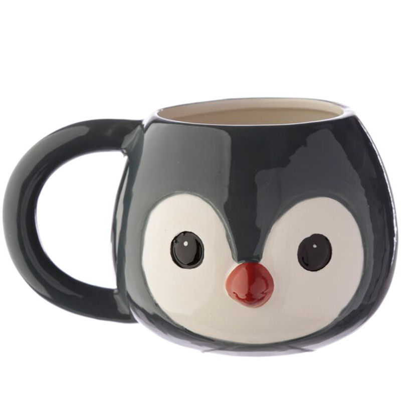 Adoramals Penguin's Head Large China Mug