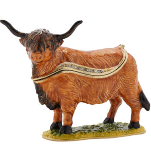 Highland Cow (Bull) Treasured Trinket by Juliana