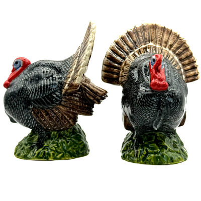 Novelty Turkey Cruet/Salt and Pepper Shakers from Quail Ceramics - Image 3