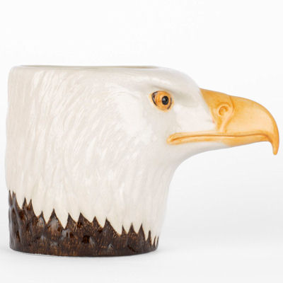 Bald Eagle Pencil Pot/Storage Pot from Quail Ceramics - Image 2