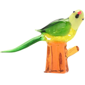 Miniature Polly Parrot Glass Figure from Objets D'Art