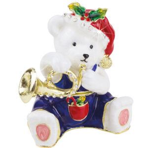Teddy with Bugle Trinket Box by Craycombe Trinkets from Arora Design
