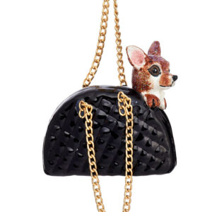 Chihuahua in Handbag Christmas Tree Bauble