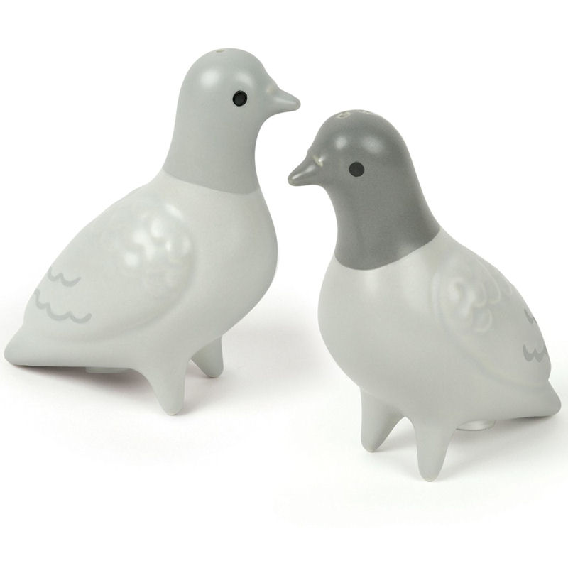 Stylised Pigeons Novelty Salt and Pepper Shakers