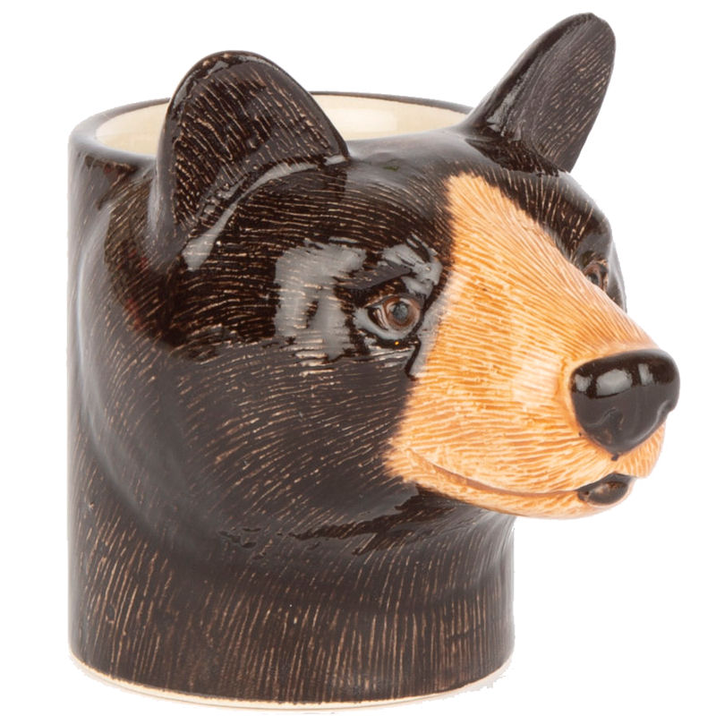 Black Bear Mini Pot by Quail Ceramics