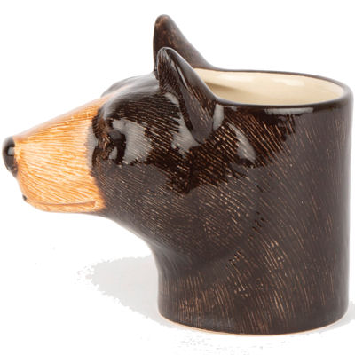 Black Bear Mini Pot by Quail Ceramics - Image 2