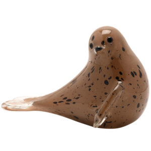 Brown Glass Seal Figure/Ornament by Objets D'Art from the Juliana Collection