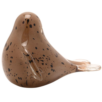 Brown Glass Seal Figure/Ornament by Objets D'Art from the Juliana Collection - Image 3