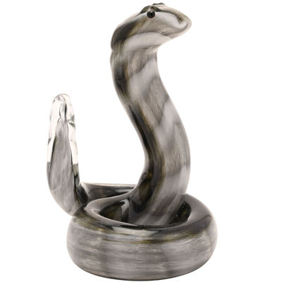 Glass Snake Figure/Paperweight from Objet D'Art, part of the Juliana Collection - Image 2