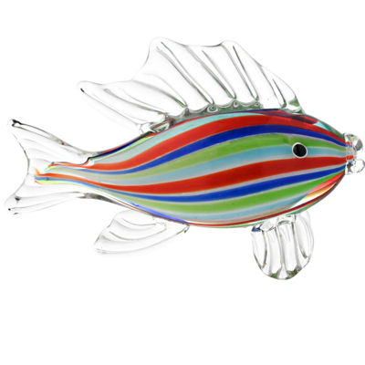 Large Glass Tropical Fish Figure or Ornament, an Objet D'Art from the Juliana Collection - Image 2