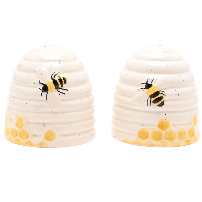 China Skep Beehives Novelty Cruet/ Salt and Pepper Pots