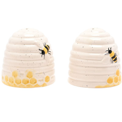 China Skep Beehives Novelty Cruet/ Salt and Pepper Pots - Image 2