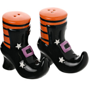 Witch's Boots Novelty China Salt and Pepper Pots - Halloween